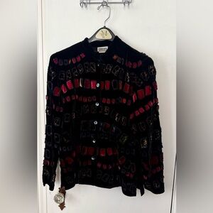 Chicos Vintage Velvet Jacket